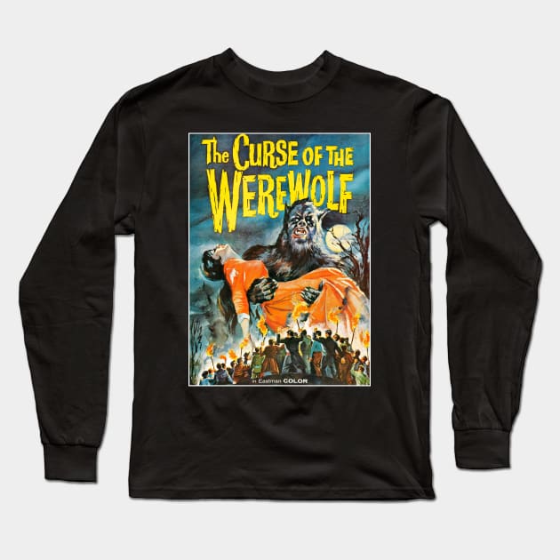 Curse of the Werewolf Long Sleeve T-Shirt by Scum & Villainy